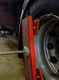 Проверка углов установки колес (Сход-развал)