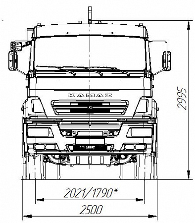 Автомобиль 658667-2032-02 c крюковым погрузчиком