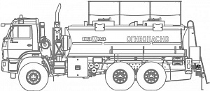 Автотопливозаправщик НЕФАЗ-66062