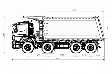 Самосвал-углевоз KAMAZ-65801-Т5
