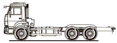 Шасси KAMAZ-65115-48 (А5)