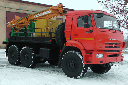 Буровая установка ПБУ-2 на шасси КАМАЗ-5350