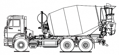 Автобетоносмеситель 58149W