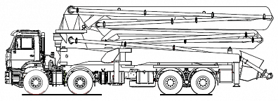Автобетононасос 58154С