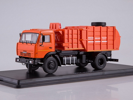 масштабная модель МКМ-4503-43253 мусоровоз с боковым манипулятором