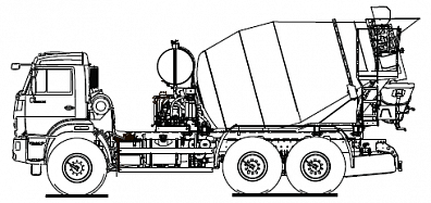 Автобетоносмеситель 58146Т
