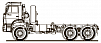 Шасси KAMAZ-65222-53
