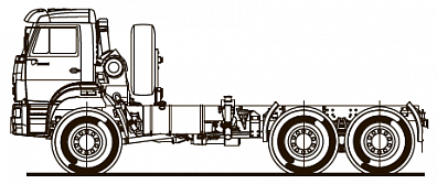 Шасси KAMAZ-65222-53