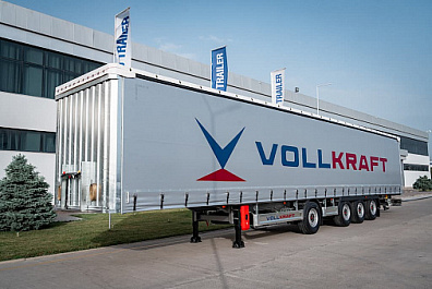 Шторный полуприцеп VollKraft 11028.01