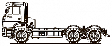 Шасси KAMAZ-6520-53