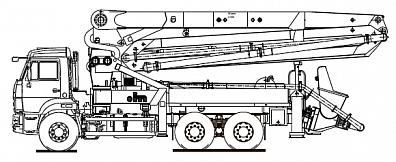 Автобетононасос 58153А