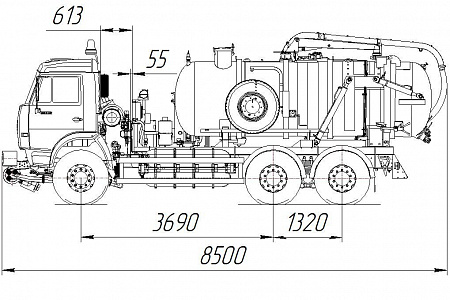 Илососная машина КО-507АГ